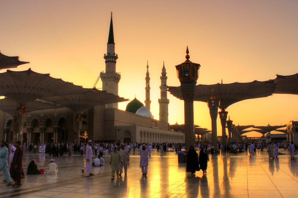 Prophet Mohammed Mosque , Al Masjid an Nabawi - Medina / Saudi Arabia